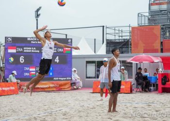 Bintang dan Sofyan Atasi Tekanan untuk Masuk Perempat Final Voli Pantai Asian Games 2026