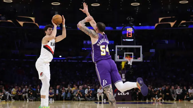 Pemain Israel Pimpin Blazers Berikan Lakers Kekalahan Pertama di NBA 2026 2027